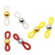 Porte-Lunettes en Silicone avec Perle Ronde en Métal 16 x 8 mm