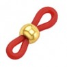 Rosso opaco/oro