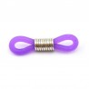 Violet mat/rhodium