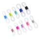 Silicon Eyeglass Holder with Metal Spiral 21x7mm
