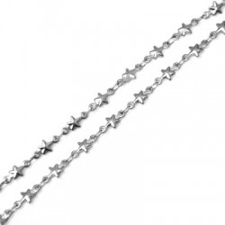 Stainless Steel 304 Chain Star 4.5x6.5mm