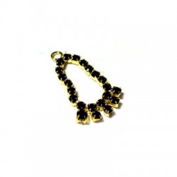 Pied en Strass 14 x 21 mm