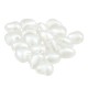 Pearl ABS Bead Heart 6x5mm (Ø1mm)