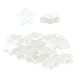 Pearl ABS Bead Star 9mm Ø1mm