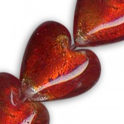 Murano Glass Heart 23mm