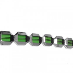 Glass Bead Irregular Plated 20x24mm (~15pcs)