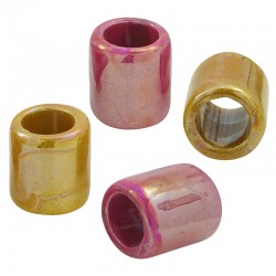 Ceramic Slider Tube w/ Enamel 22x25mm (Ø15mm)