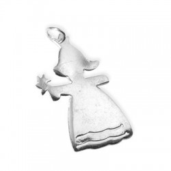 Colgante de Plata 925 Princesa 40x23mm