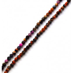 Agate Bead Faceted 4mm (~94pcs/string)