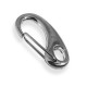 Moschettone Portachiavi in Acciaio 46x22mm