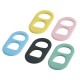 Connettore in Zama Ovale Effetto Gomma 26x16mm