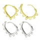 Boucle D'Oreille en Laiton en Forme de Larme avec Boucles 12 x 15 mm
