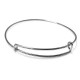 Brass Bracelet Wire + 2 Rings - 62x1.5mm