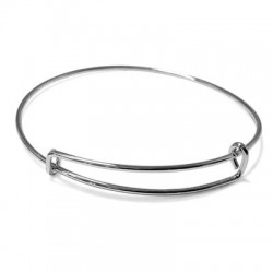 Bracelet Mémoire + 2 anneaux en Métal/Laiton 62x1.5mm