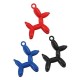 Ciondolo in Metallo Ottone Cane Palloncino con Smalto 7x17mm