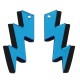 Plexi Acrylic Pendant Lightning Set (for Earrings) 21x46mm
