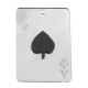 Plexi Acrylic Lucky Pendant Card Ace of Spades 35x50mm