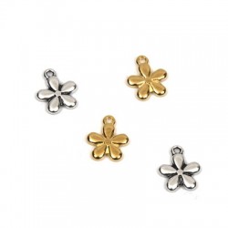 Breloque fleur en Métal/Zamak 10mm