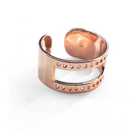 Buy Rose Gold Rings for Women by ZAVERI PEARLS Online | Ajio.com