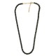 Chaîne de Collier avec Fermoir & Strass 38x5cm/3.2mm en Acier Inoxydable 304