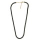 Stainless Steel 304 Necklace w/ Strass & Clasp 380x5mm/3.2mm