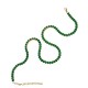 Stainless Steel 304 Necklace with Strass 5mm 38cm