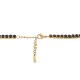 Chaîne de Collier avec Fermoir & Strass 38x5cm/3.2mm en Acier Inoxydable 304