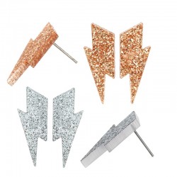 Orecchini in Plexi Fulmini 9x25mm (2p.zzi/Set)