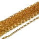 Brass Link Chain Oval Rings 3.2x5mm