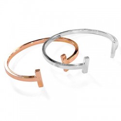Bracelet Ajustable en Métal/Laiton 70x58mm avec 2 barres