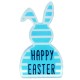 Plexi Acrylic Deco Bunny "HAPPY EASTER" 42x73mm