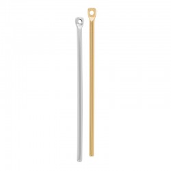Barrette Pendentif en Laiton 45 x 1.5 mm Ø 1 mm