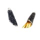 Brass Cap with Rhinestones 22mm Ø5mm