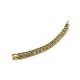 Conector de Metal Chapa Curvada con Strass 45mm