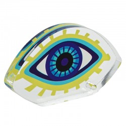 Plexi Acrylic Deco Evil Eye 72x44mm