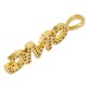 Ciondolo in Ottone con Zirconi OMG 29X7 mm
