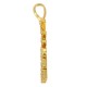 Ciondolo in Ottone con Zirconi Amore 29X5 mm
