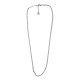 Stainless Steel 304 Necklace Chain Oval w/ Clasp 420x3.2mm