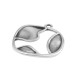 Zamak Charm Round Irregular 22mm