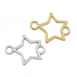 Zamak Connector Star Hollow 12mm