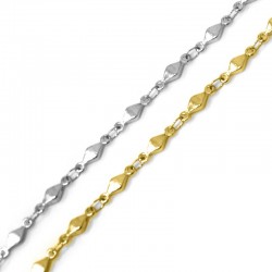 Chaîne maille Losange 3.5mm en Acier Inoxydable 304