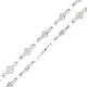 Chaîne maille motif Croix 3x9mm en Acier inoxydable 304