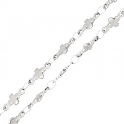 Stainless Steel 304 Chain Cross 3x9mm