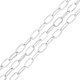 Stainless Steel 304 Chain Oval Rings 5.3x10mm/1.1mm