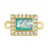 Or/ Transparent/ Turquoise