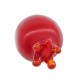 Glass Lucky Charm Pomegranate (~14x18mm)