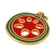 Zamak Lucky Pendant Pomegranate w/ Enamel 30x33mm