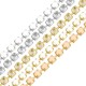 Steel Cup Chain 10mm with Acrylic Stones