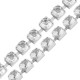 Chaîne à Maillons en Acier 10 mm avec Pierres Acryliques