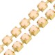 Catena in Acciaio con Strass Acrilici  10mm